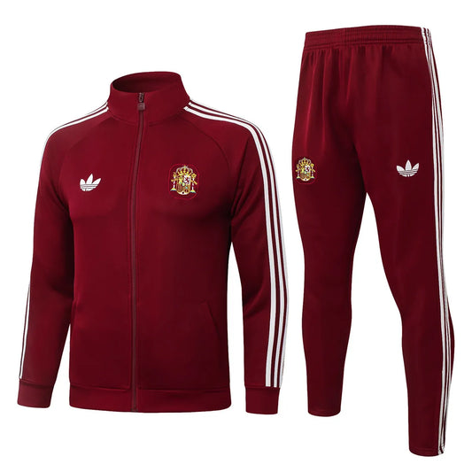 Spain Tracksuit Full Ziper Burgundy 26/27