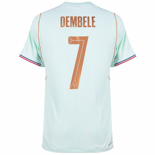 France 2026 Away Jersey Soccer Player Dembele #7 - World Cup 2026