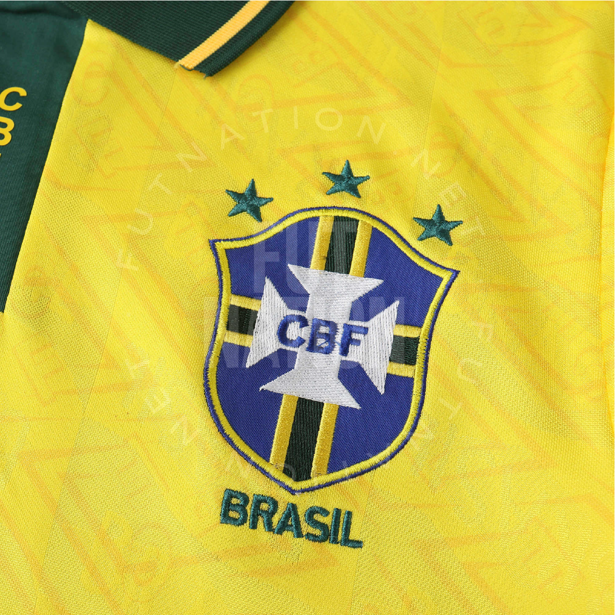 Brazil Home 1993 Jersey Soccer - Retro Version