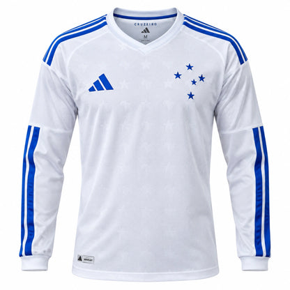 Cruzeiro Away Long Sleeve Jersey 26-27