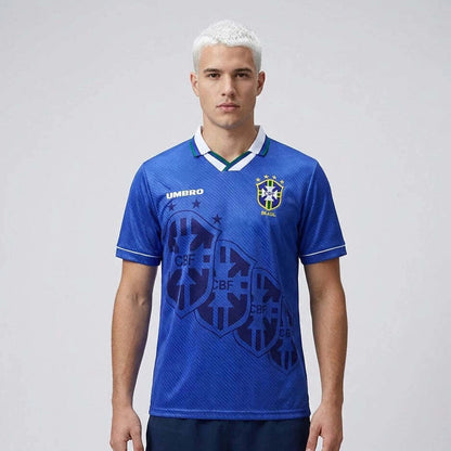 Brazil Away 1994/95 Jersey Soccer - Retro Version