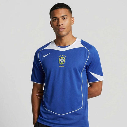 Brazil Away 2004 Jersey Soccer - Retro Version