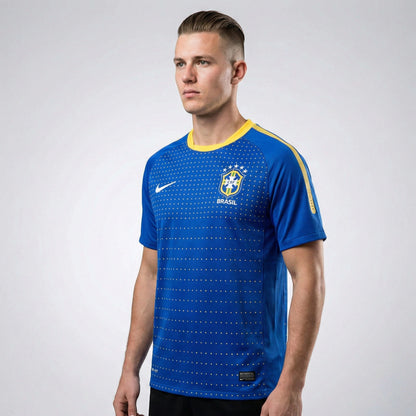 Brazil Away 2010 Jersey Soccer - Retro Version