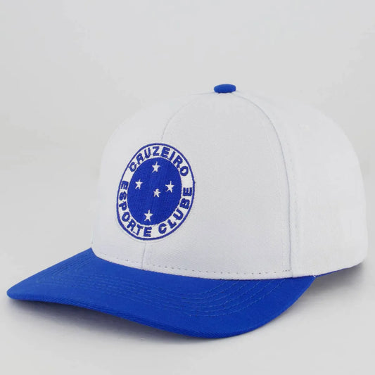 Cruzeiro Cap Badge White and Blue