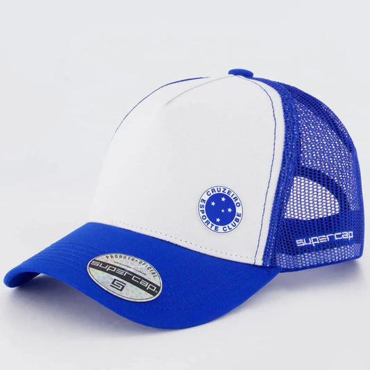 Cruzeiro Cap Trucker American White and Blue