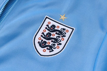 England Tracksuit Full Ziper Blue 2026
