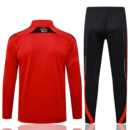 Flamengo Training Suit Red - Black 2025/26 - Tracksuit