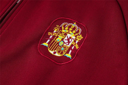 Spain Tracksuit Full Ziper Burgundy 26/27