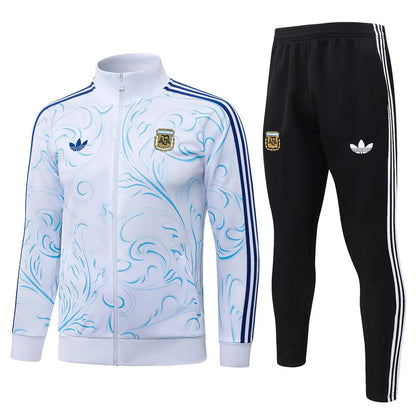 Argentina Tracksuit Full Ziper White 26/27