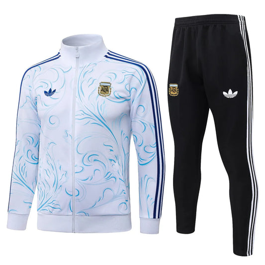 Argentina Tracksuit Full Ziper White 26/27