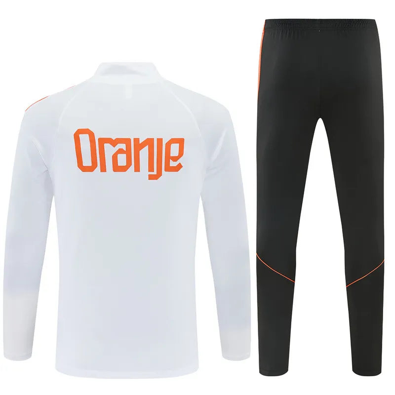 Netherlands Tracksuit Kit White 2026