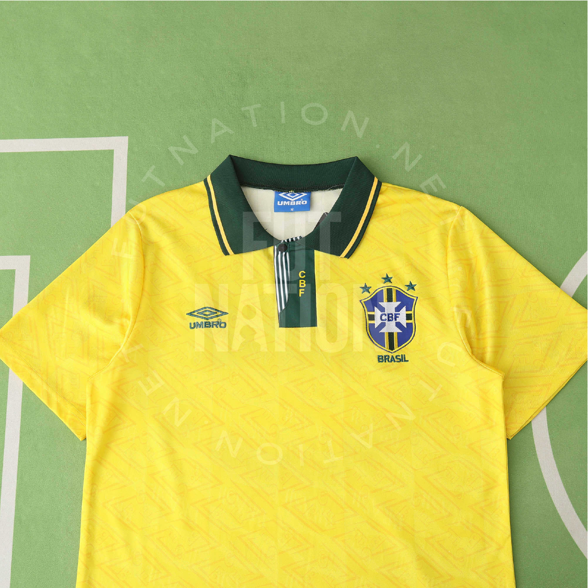 Brazil Home 1993 Jersey Soccer - Retro Version