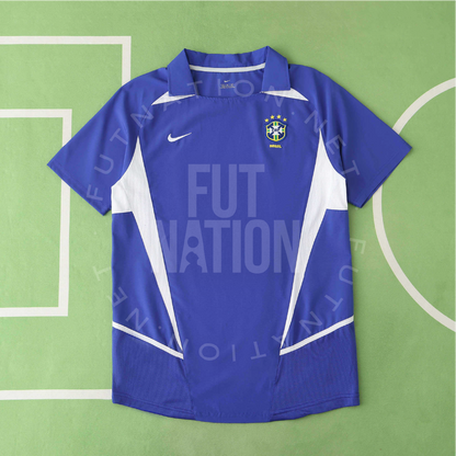 Brazil Away 2002 Jersey Soccer - Retro Version
