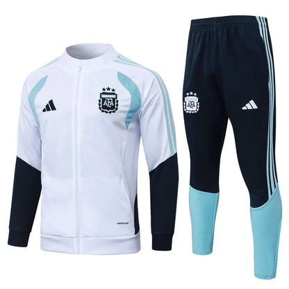 Argentina Tracksuit Training Full Ziper White 26/27