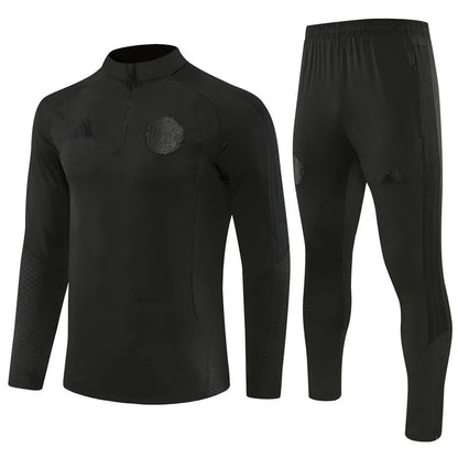 Manchester United Tracksuit Kit All Black 2026/27