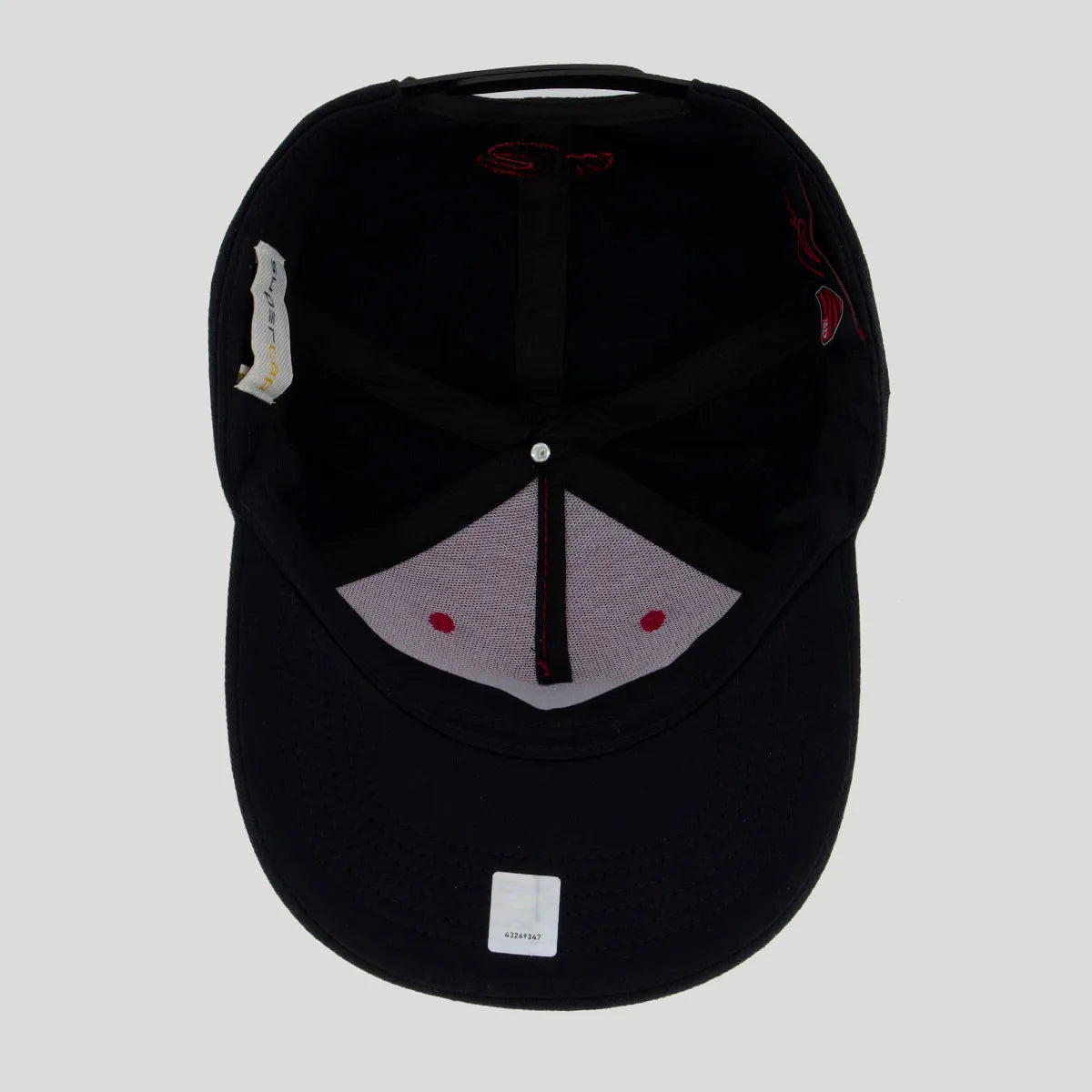 Flamengo Badge Black and Red Soccer Cap