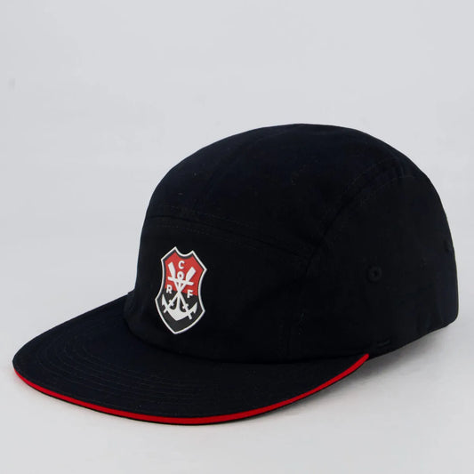 Flamengo Five Panel Black and Red Cap