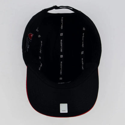 Flamengo Five Panel Black and Red Cap