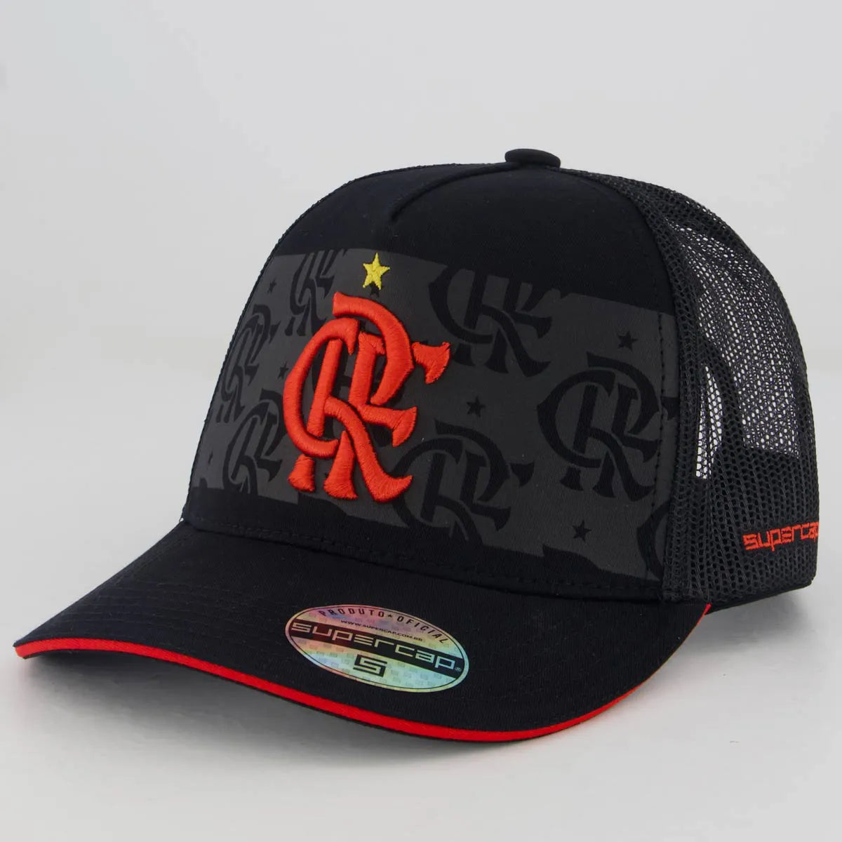 Flamengo Trucker Black and Red Cap