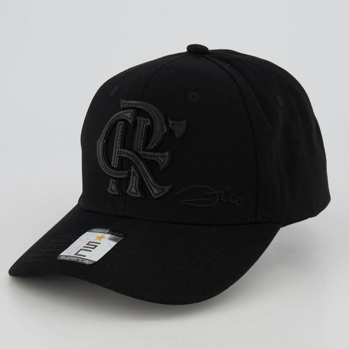 Flamengo Zico Badge Black Soccer Cap