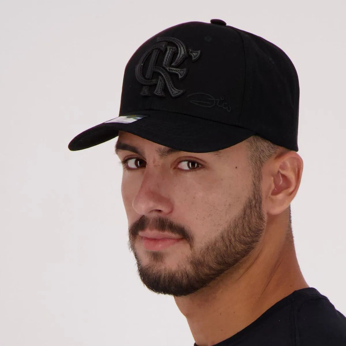 Flamengo Zico Badge Black Soccer Cap