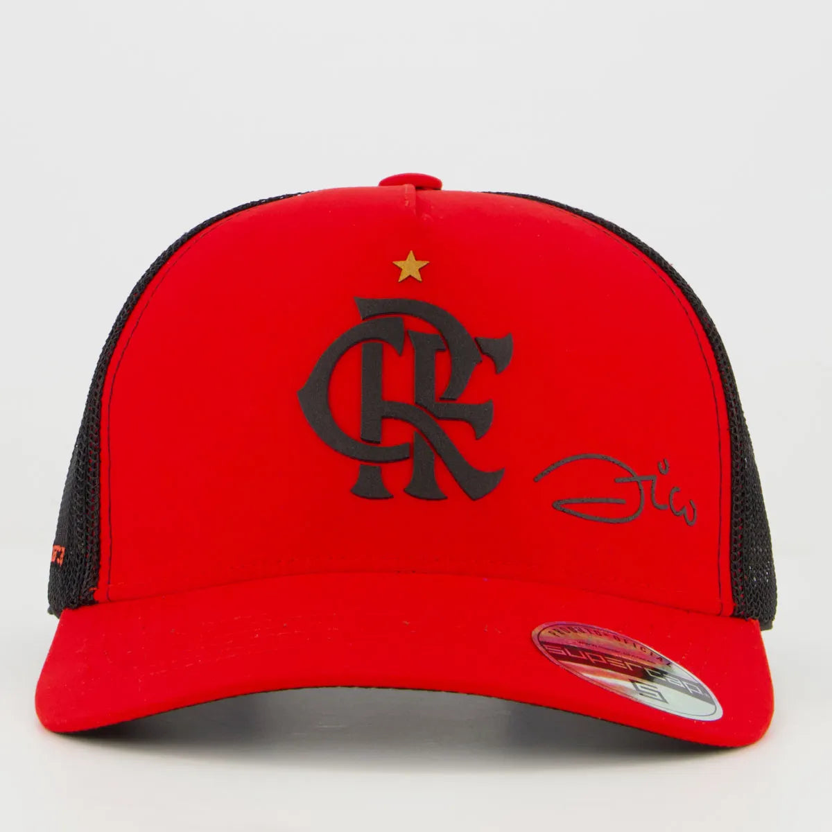 Flamengo Zico Escudo Red-Black Cap