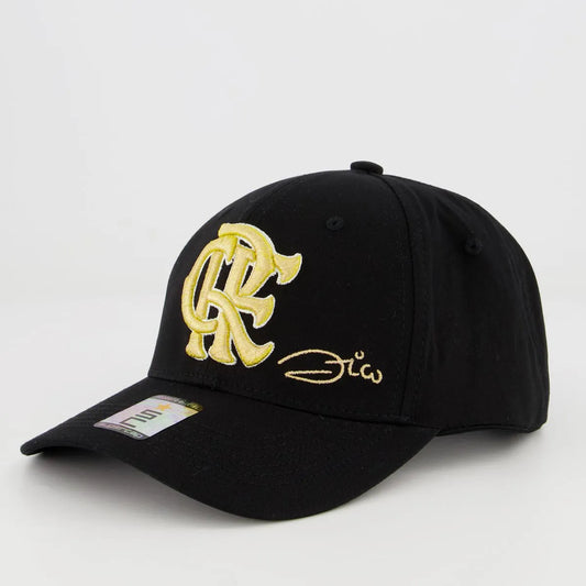 Flamengo Zico Golden and Black Cap
