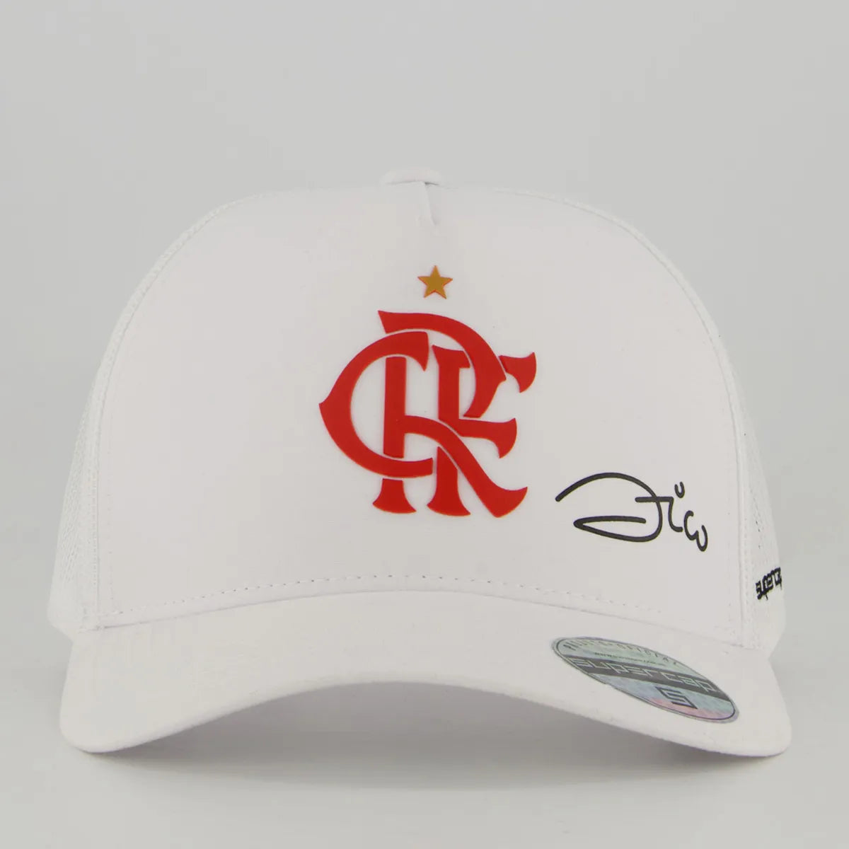 Flamengo Zico Trucker White Cap