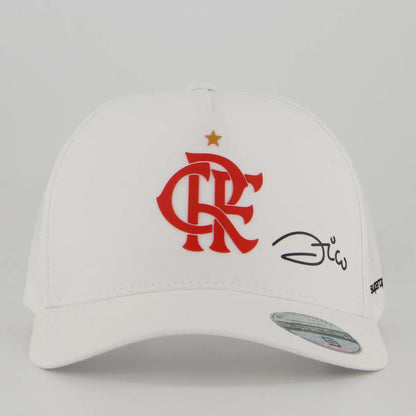 Flamengo Zico Trucker White Cap