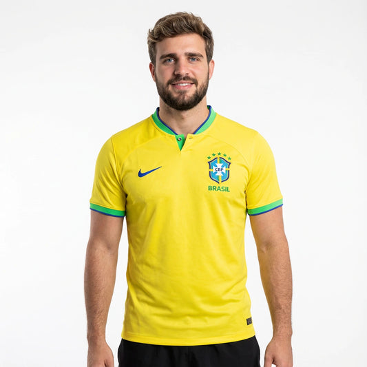 Brazil 2022 Home Jersey Soccer - Fan Version