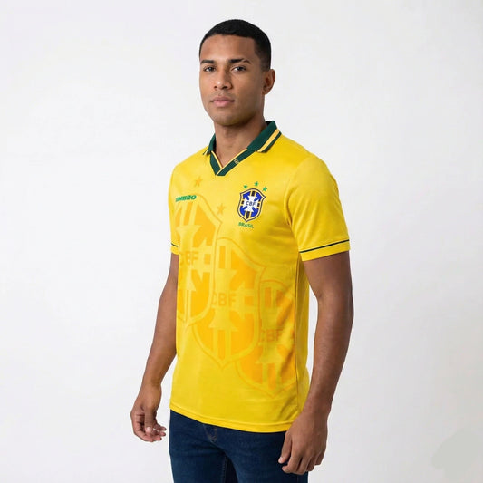 Brazil Home 1994 Jersey Soccer - Retro Version