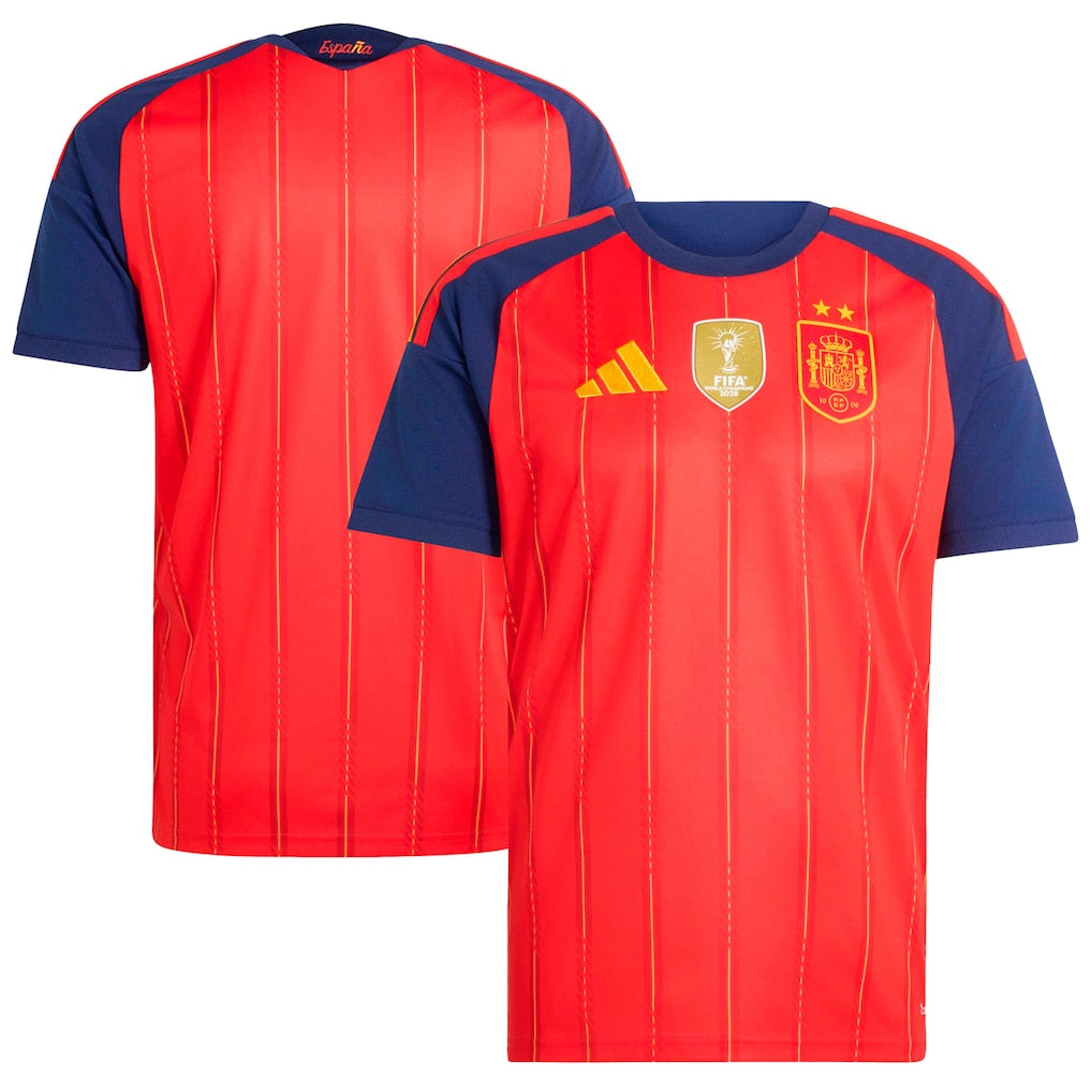 Spain 2026 Home Jersey Soccer Fan Version - FIFA World Cup Champions