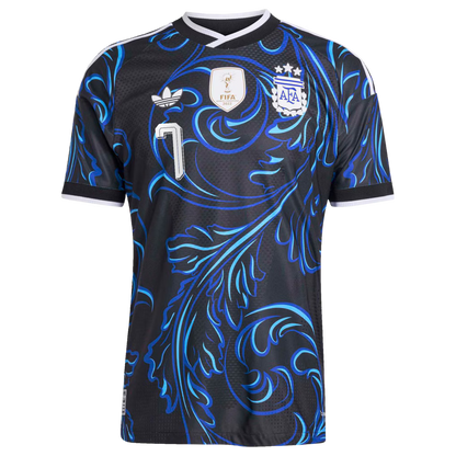 Argentina 2026 II Away Jersey Soccer Player De Paul #7 - World Cup 2026