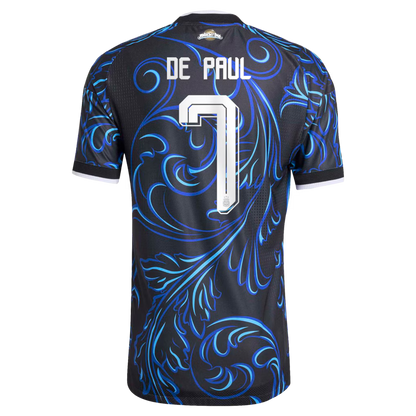 Argentina 2026 II Away Jersey Soccer Player De Paul #7 - World Cup 2026