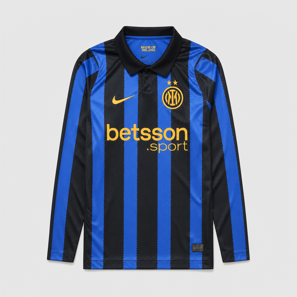 Inter Milan Home Long Sleeve Jersey 26-27