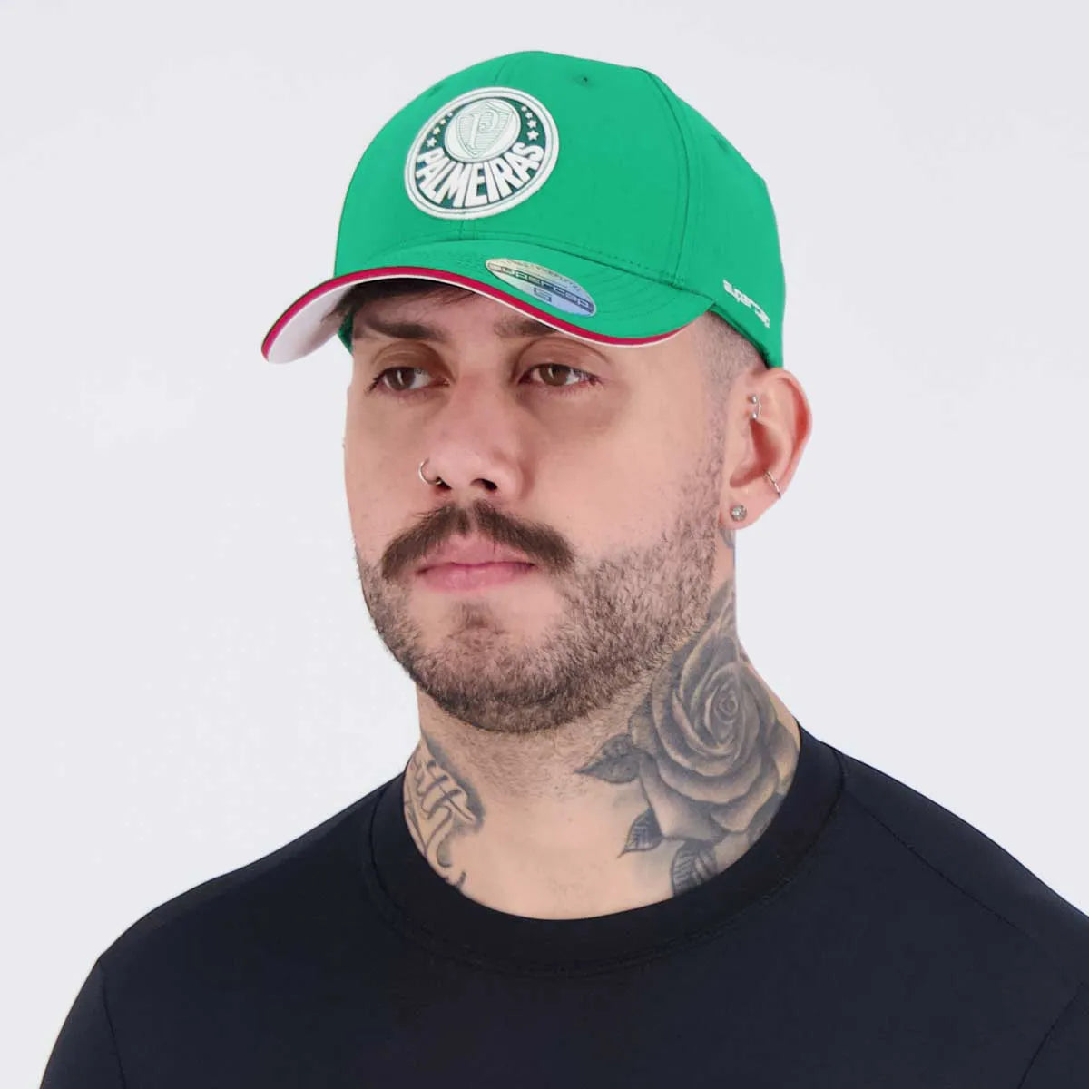 Palmeiras Cap 6 Gomos Green and Red