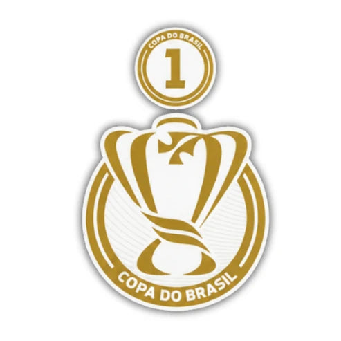 Patch Campeão Copa do Brasil 1x (2 peças · Mangas Direita + Esquerda)