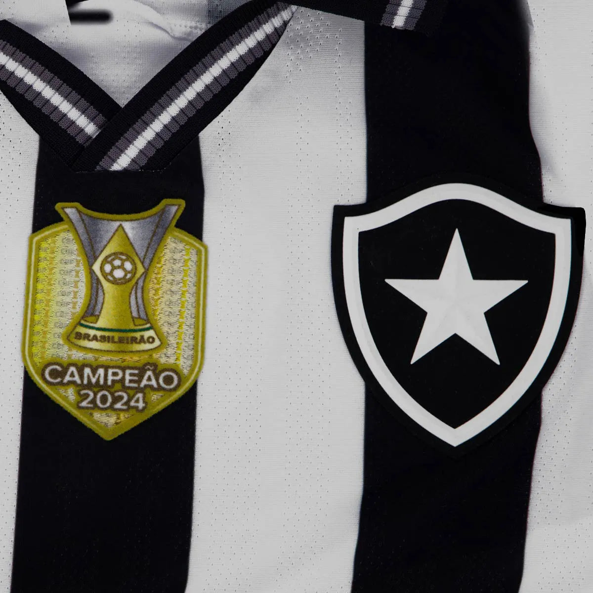 Botafogo 2025/26 I Home Jersey Soccer - Patch Campeão Brasileiro