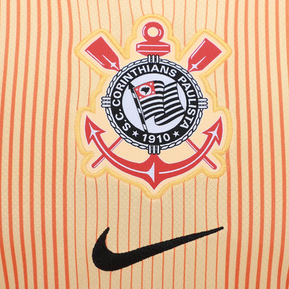 Corinthians 2025/26 Goalkeeper Jersey Soccer Orange - Fan Version
