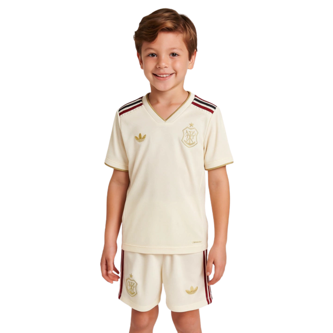 Flamengo 2025/26 III Third Soccer Jersey - Kit Kids