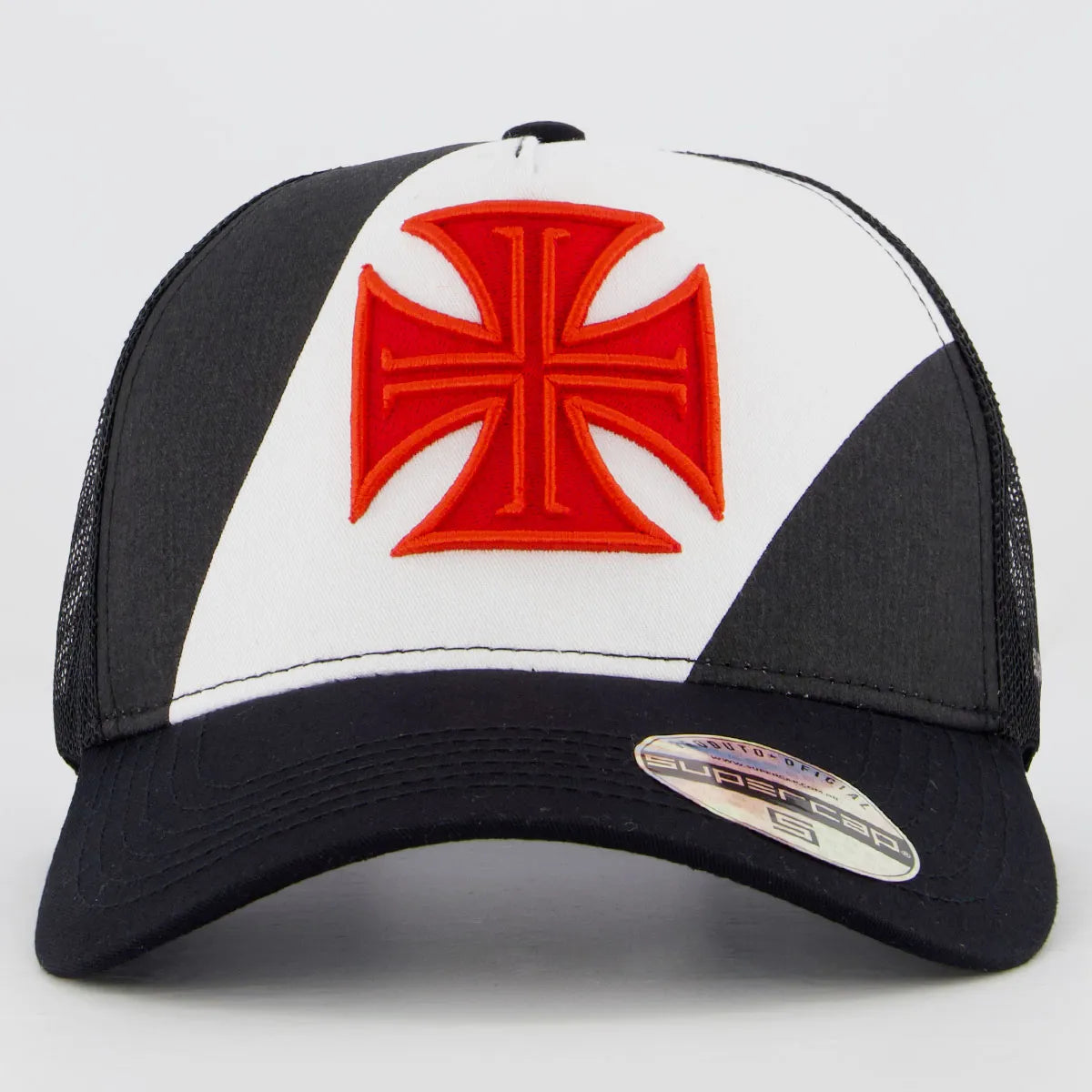 Vasco da Gama Cap Trucker Black and White