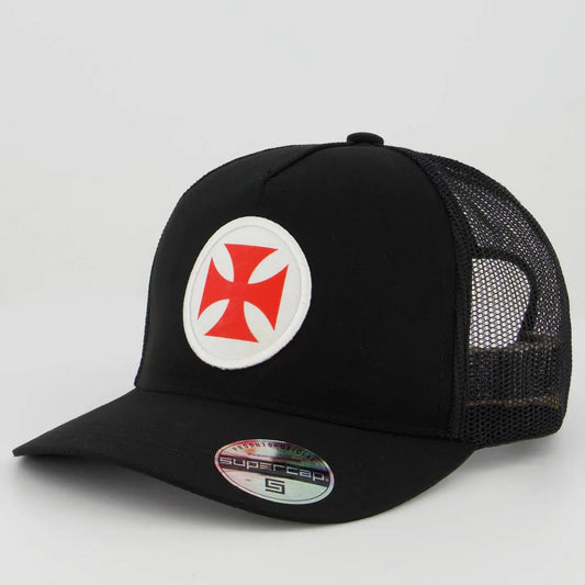 Vasco da Gama Cap Trucker Black Soccer