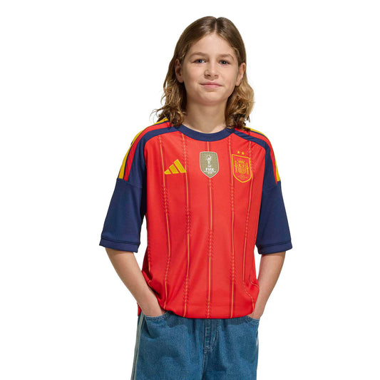 Spain 2026 Home Kids Kit Soccer - World Cup Champions