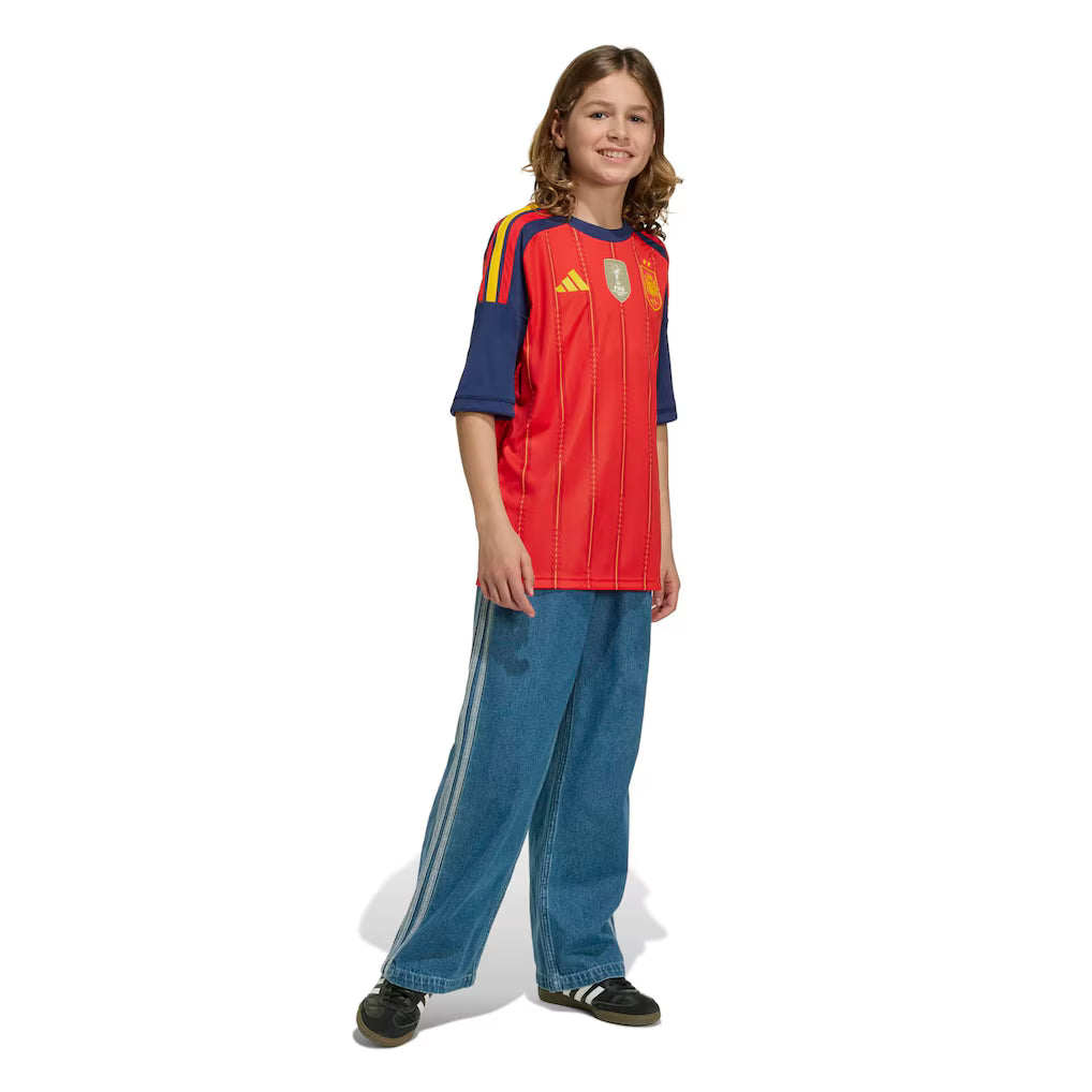 Spain 2026 Home Kids Kit Soccer - World Cup Champions